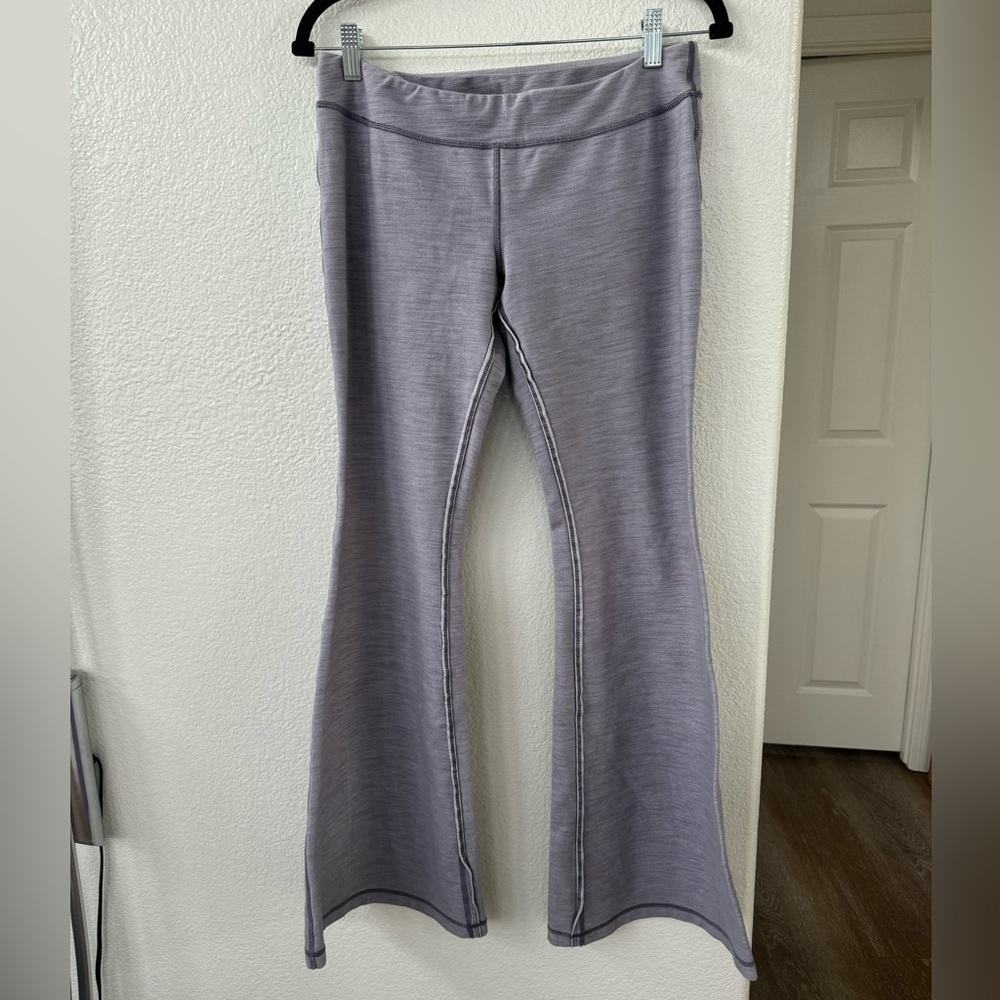 Lululemon Gray Flared Yoga Pants Size 8